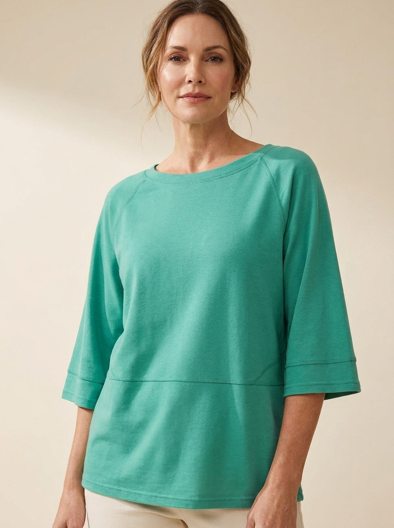 Marisol Flutter-Sleeve Top