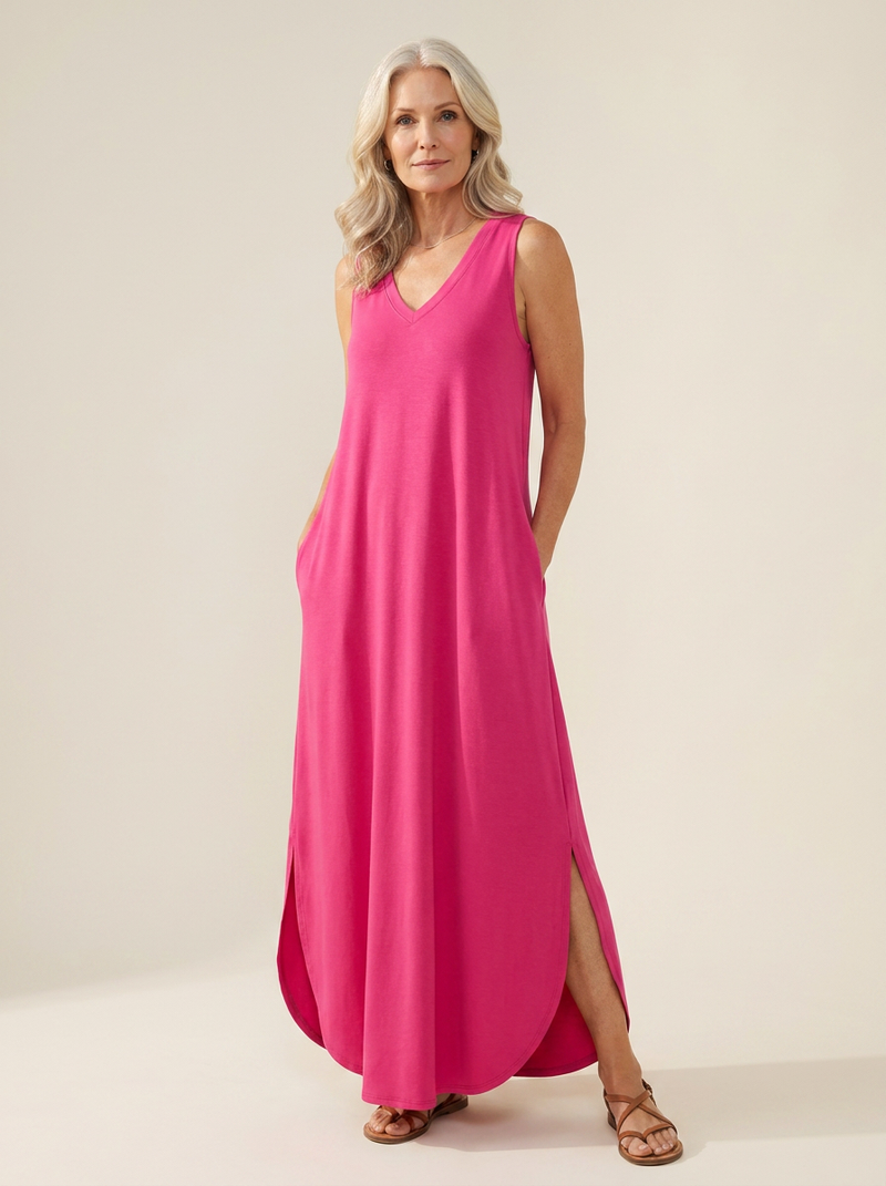 Santorini Maxi Beach Dress