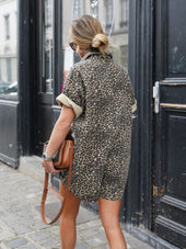 Mini Cheetah Print Romper