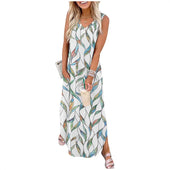 Santorini Maxi Beach Dress