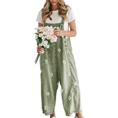 Margaux Floral Denim Overalls
