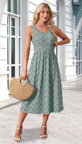 Capri Floral Midi Sundress