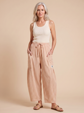 Portofino Wide-Leg Gingham Pants