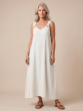 Mykonos Ring-Strap Maxi Dress