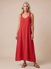 Mykonos Ring-Strap Maxi Dress